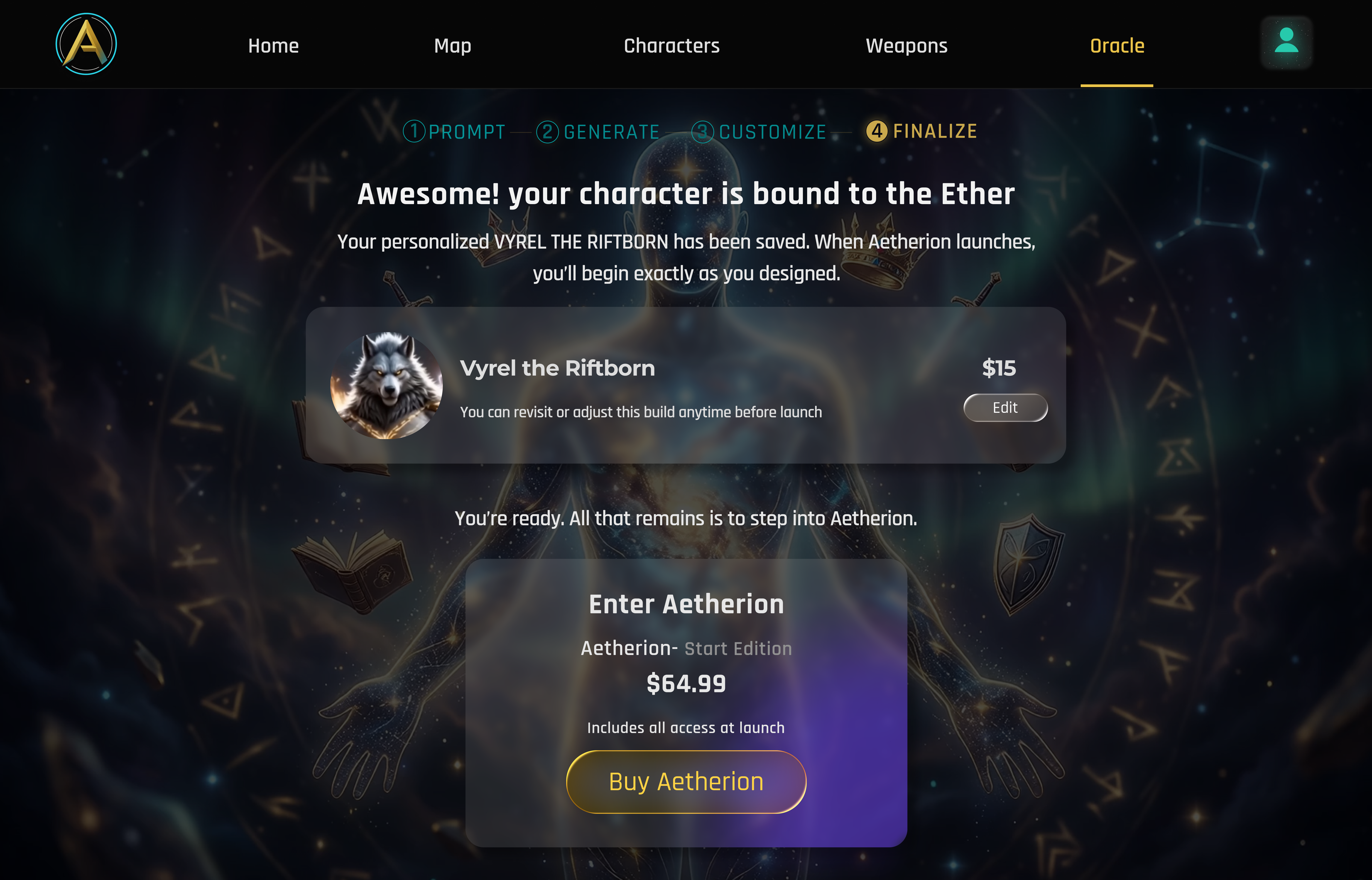 Oracle -Finalize & Purchase